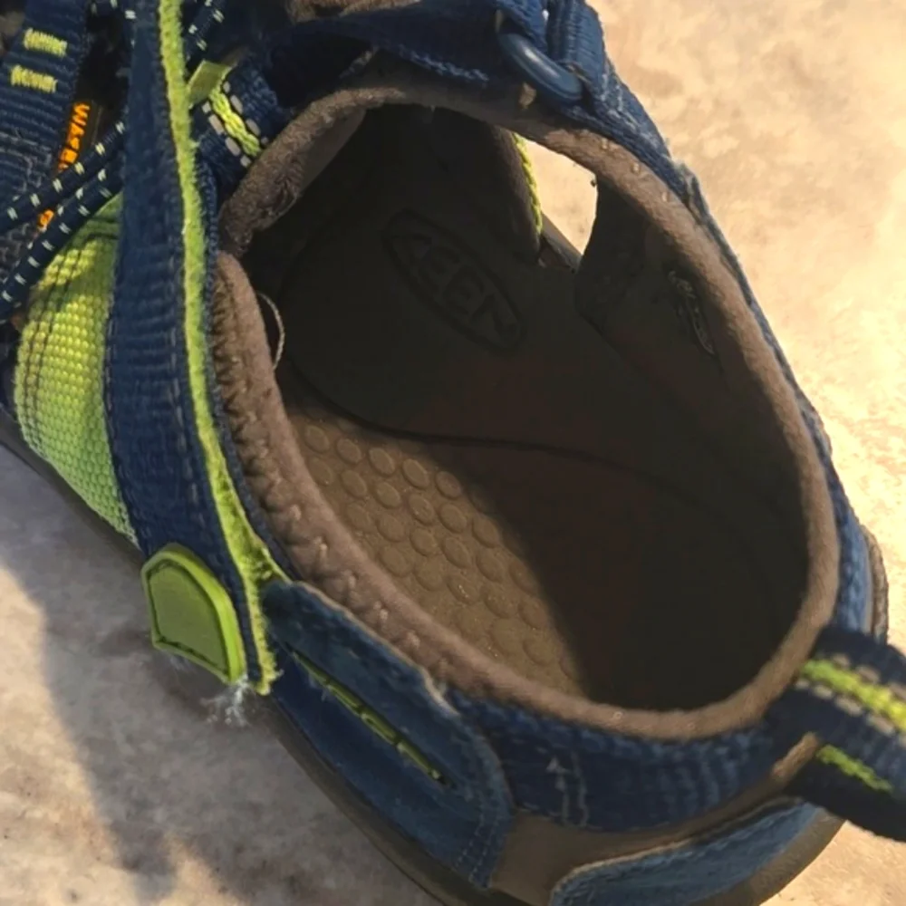 Kids Keen Outdoor Adventure‎ Sandals - Blue and Green